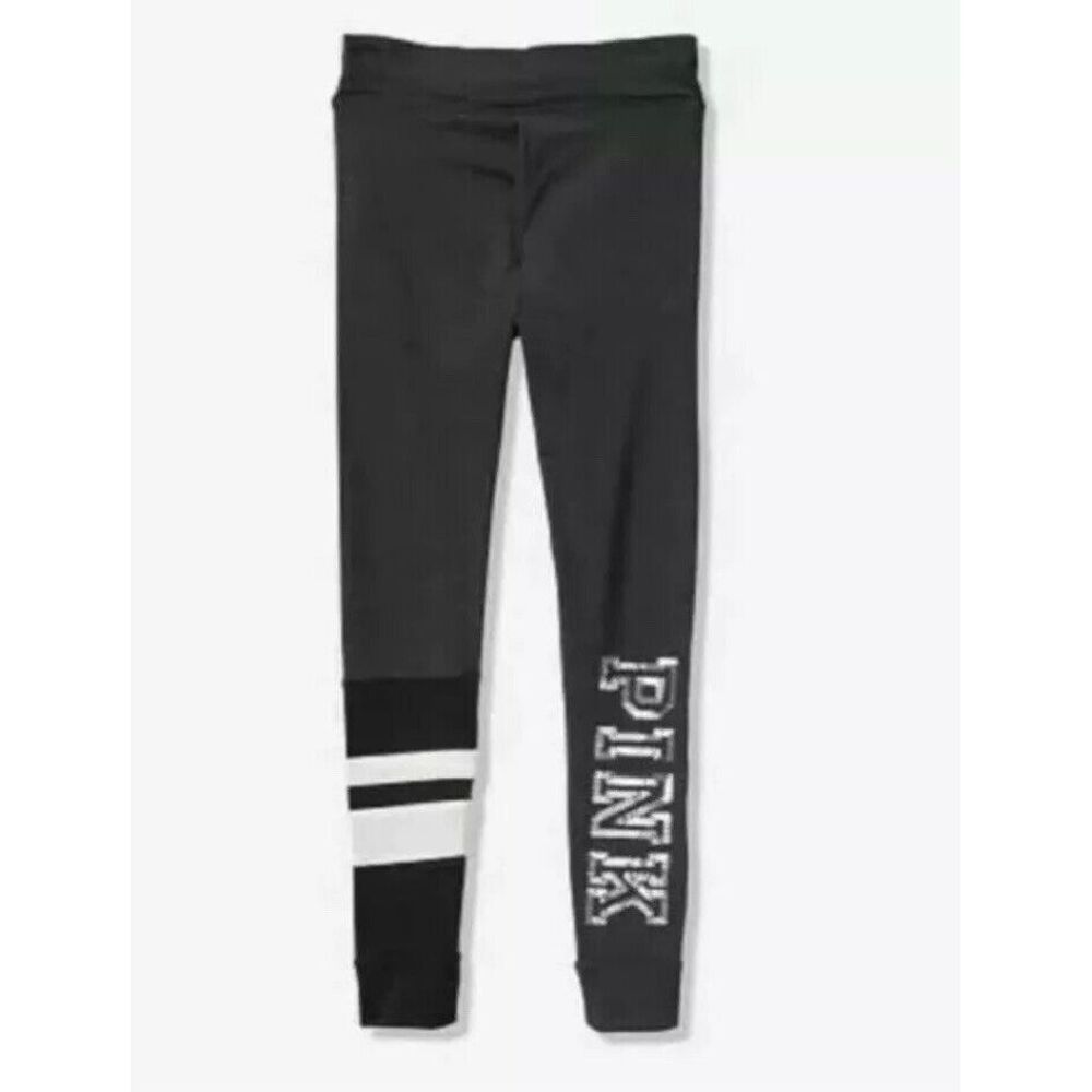Victorias Secret Pink Campus Legging‎ Bling Sz S Gray Cotton Yoga Pants NWT